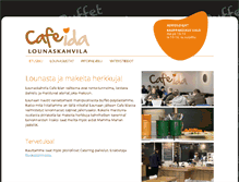 Tablet Screenshot of cafeida.fi